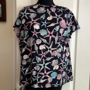 Croft and Barrow XL top.  Same pattern as sundress in my closet.  Never worn.
